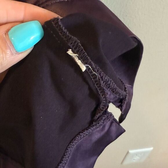 Intimately Free People Mystic Purple Slinky Back Cutout Satin Slip Mini Dress S - Picture 7 of 11